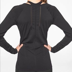 Athleta Foothill Black Long Sleeve